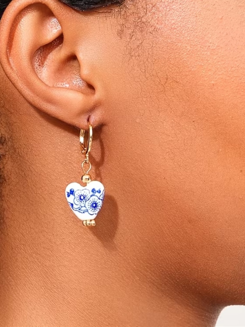 Porcelain Drop Earrings